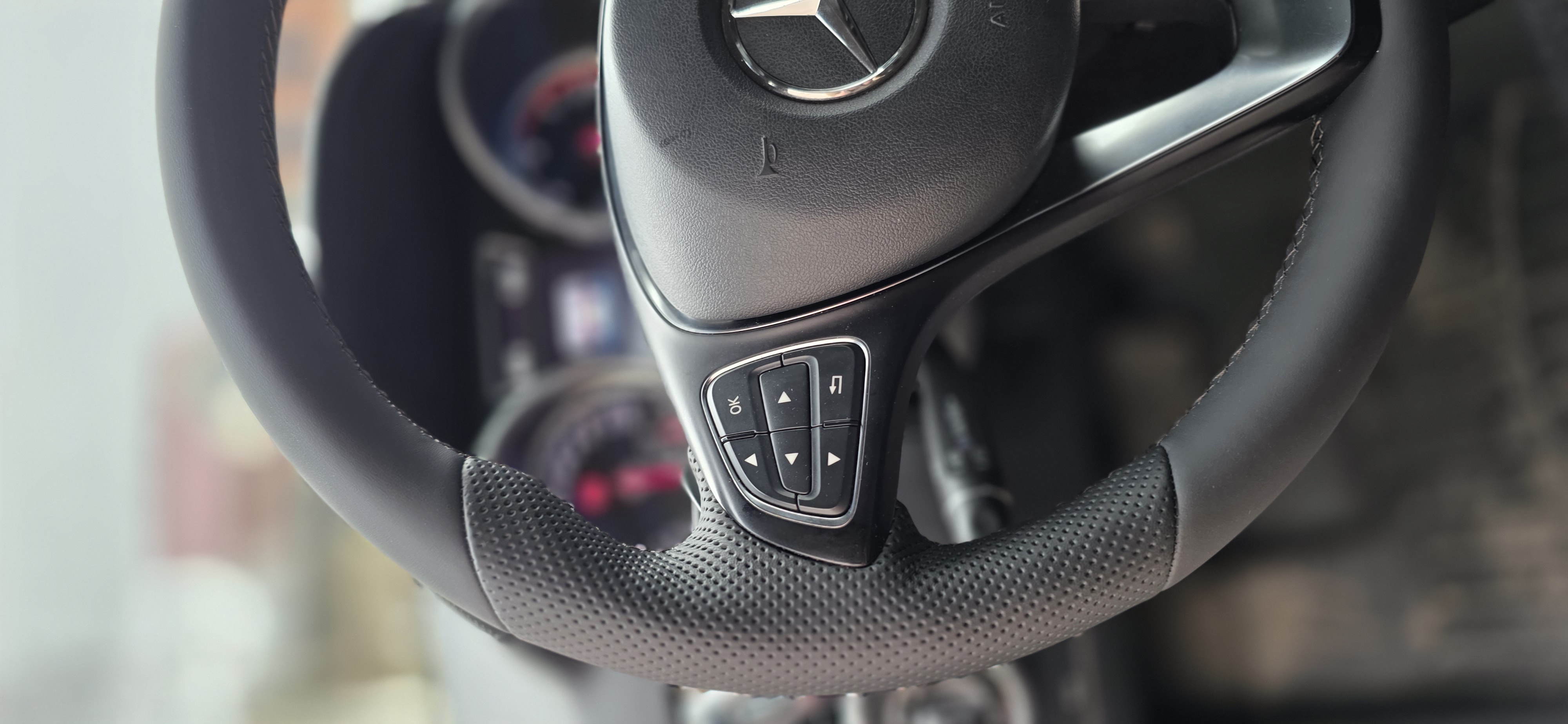 Руль Mercedes GLE кожа NAPPA