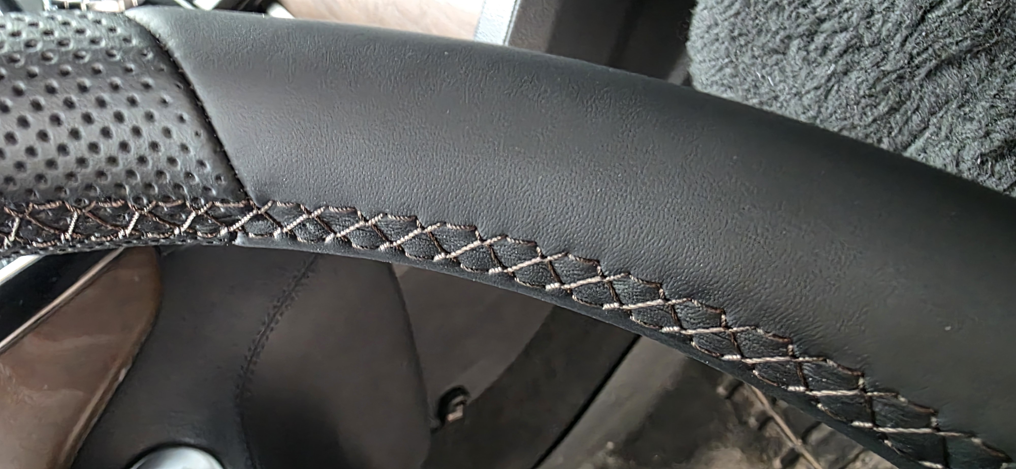 Руль Mercedes GLE кожа NAPPA - работа 3