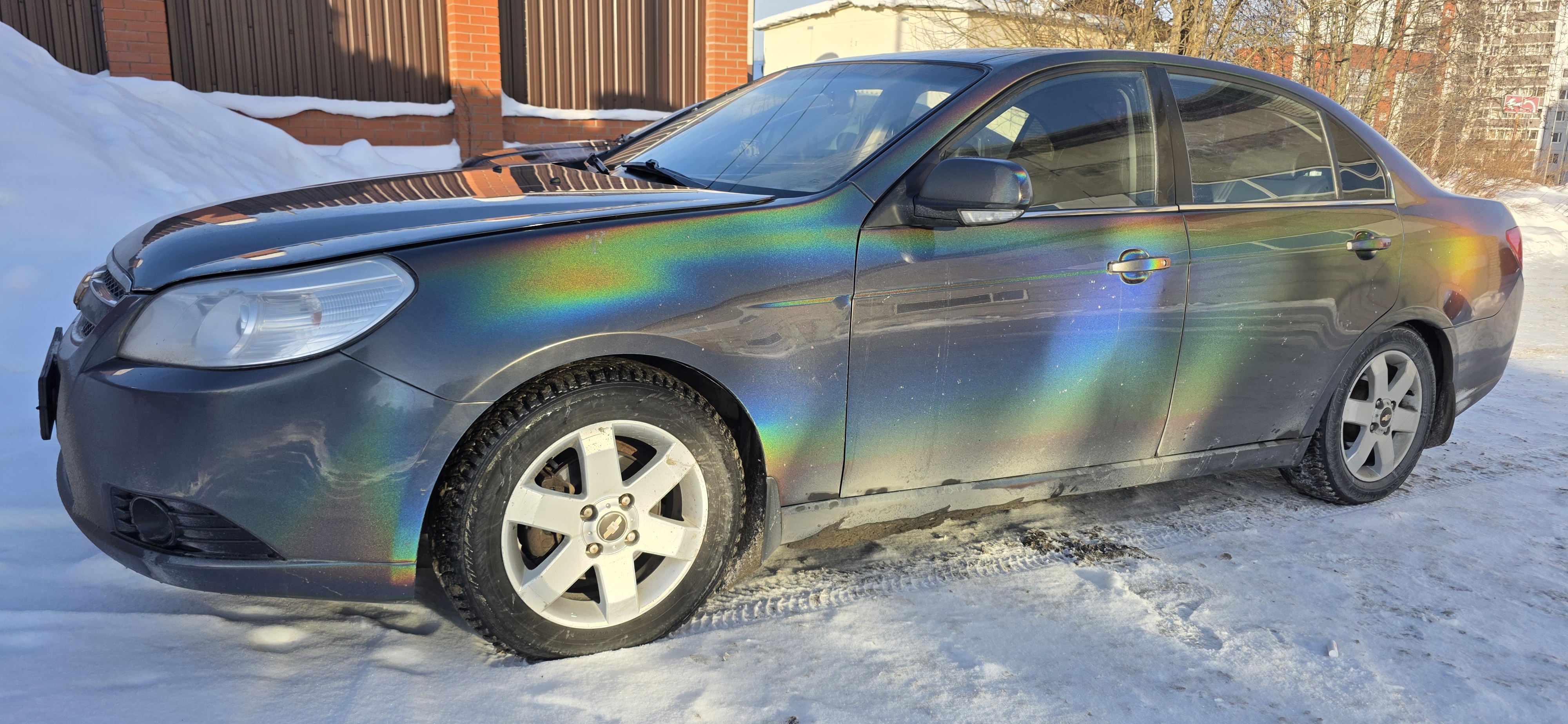 Оклейка цветной плёнкой - работа 1