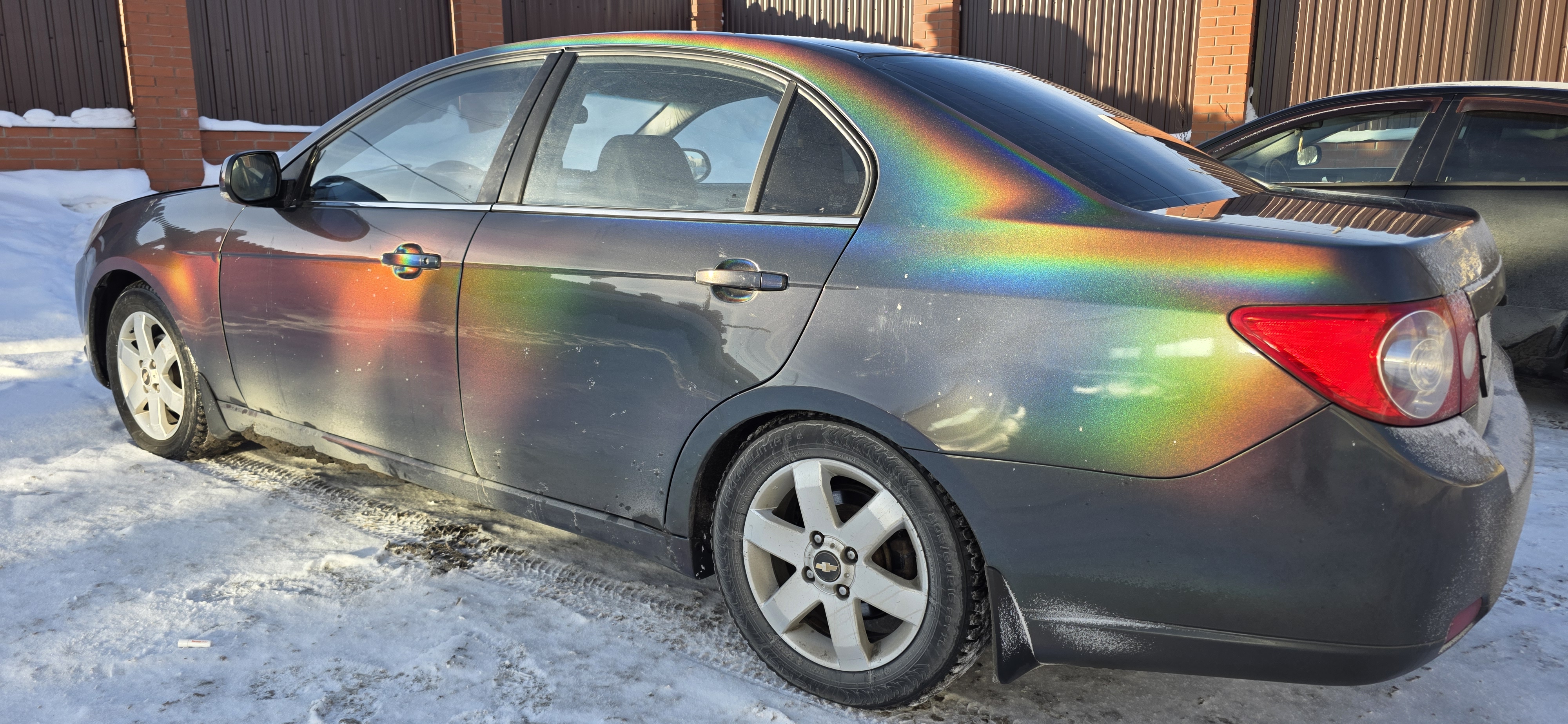 Оклейка цветной плёнкой - работа 2