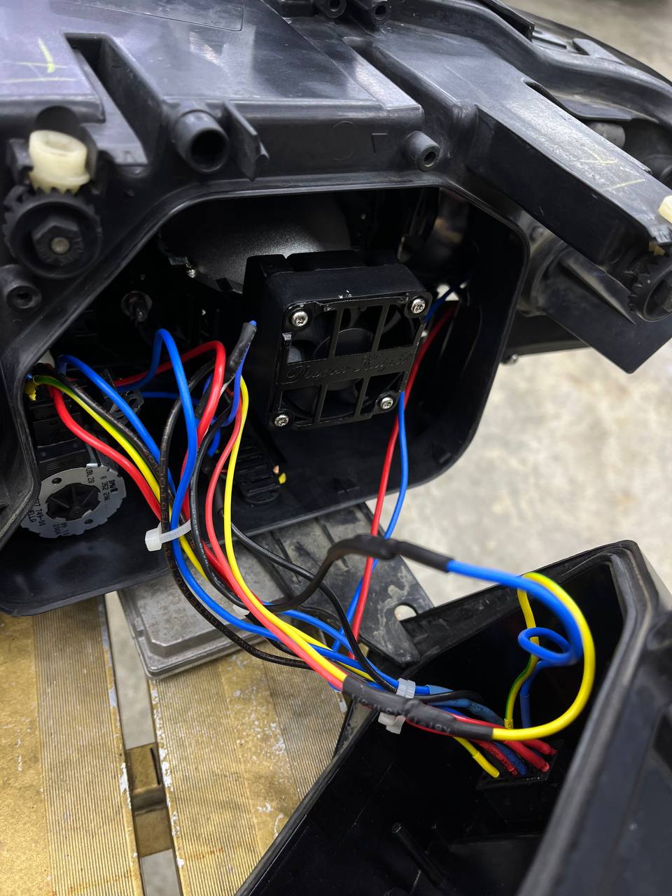 Тюнинг оптики замена линз - работа 2