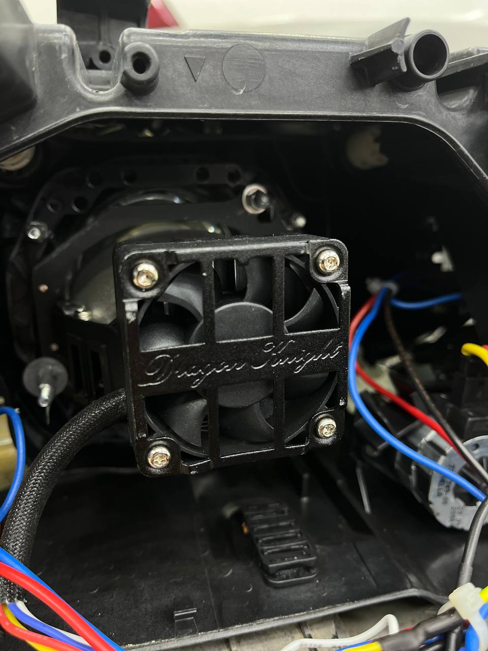 Тюнинг оптики замена линз - работа 9