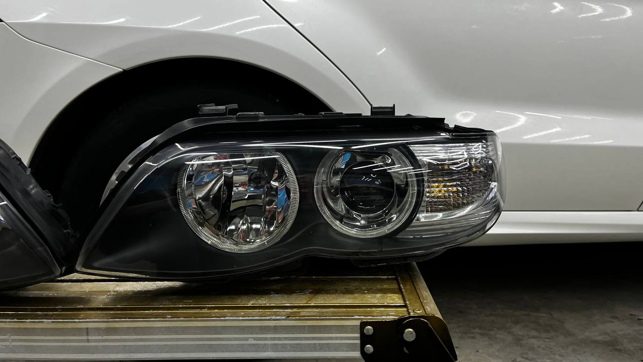 Тюнинг оптики замена линз - работа 5