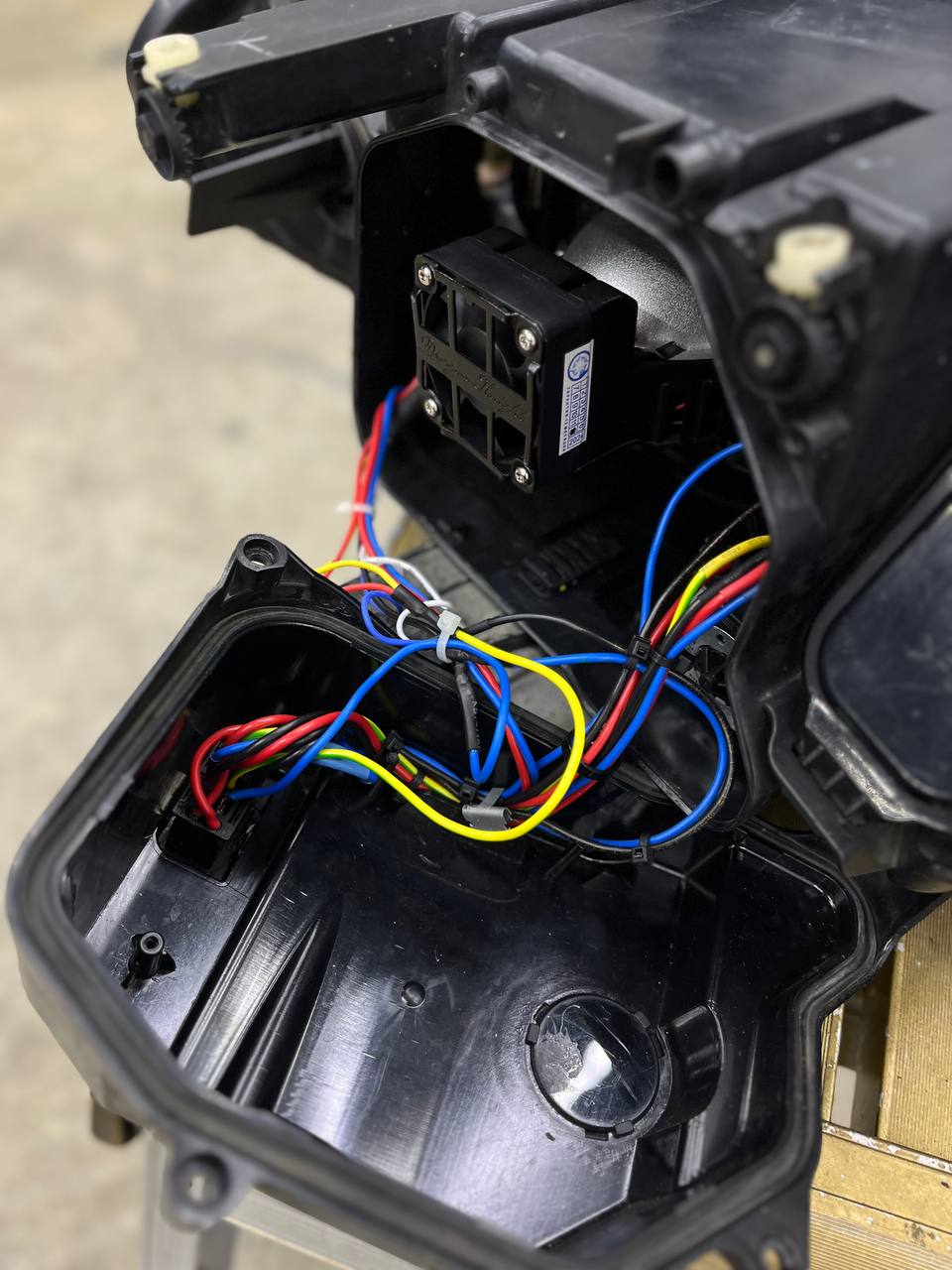 Тюнинг оптики замена линз - работа 4